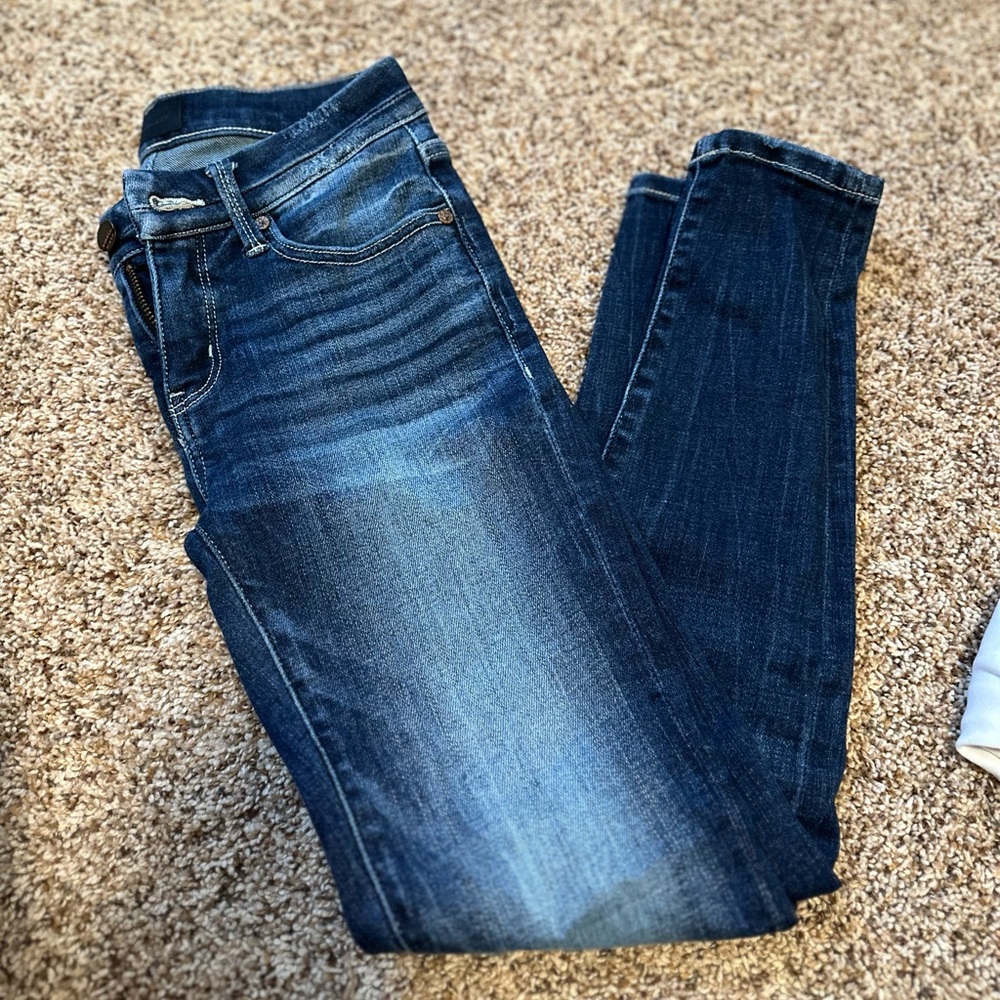 Buckle Black skinny jeans